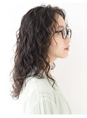 原宿スパイラルパーマレイヤーカット顔周りカット20代30代40代