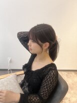 ジーナ 吉塚(Zina)&nbsp;顔まわりカット/小顔/前髪/レイヤー/韓国風/髪質改善