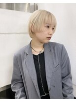 クラン エン バイ ヘッドライト 二子玉川店(clan en. by HEADLIGHT) ミニボブ/ショートボブ/顔まわりレイヤー/デザインカット