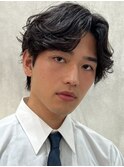 men's/メンズ/メンズカット/韓国/黒染/顔周り/ダウンバング/池袋
