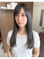 零秒女髪 千里丘店&nbsp;髪質改善で作る上品で艶やかなロングヘアカラー艶髪美髪艶感