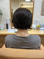 美容室 ジュモー(jumeau)&nbsp;丸みショートボブ 大人ツヤスタイル