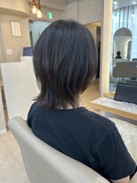 エレノア 渋谷公園通り店(Eleanor)&nbsp;【錦まりな】ボブのハッシュカット×シースルーバング