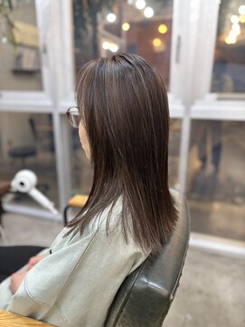 ヘアメイク デザート(HAIR MAKE DESART) 木村法子【ハイライト×ダークグレージュ】