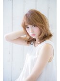 ナチュラルミディ-くびれスタイル似合わせカット