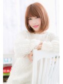 甘めカラー♪ピュアツヤ♪ボブ