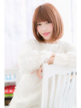 ミック ヘアアンドメイク アップ 駒込店(miq Hair&Make up) 甘めカラー♪ピュアツヤ♪ボブ