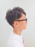 【平日限定スパ付き★メンズ】カット+縮毛矯正+炭酸スパ　￥16000→￥11550