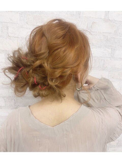 ヘアセット/ヘアアレンジ/ヘアメイク/結婚式/二次会/スタイル