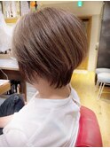 西梅田/ボブ/グレーベージュ/白髪ぼかし【Attirer飯田裕之】