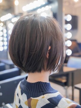 シャロン(SHARON) 【SHARON原宿】小顔ショート/丸みボブ/ナチュラルブラウン