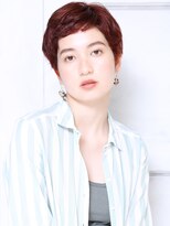 クラッチ 天王寺(CLUTCH)&nbsp;大人可愛い２０代３０代４０代小顔短め前髪　チェリーブラウンD3