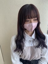 セピアージュ アン(hair beauty clinic salon Sepiage un)&nbsp;インナー＆グラデーションカラー　ピンクヴァイオレット