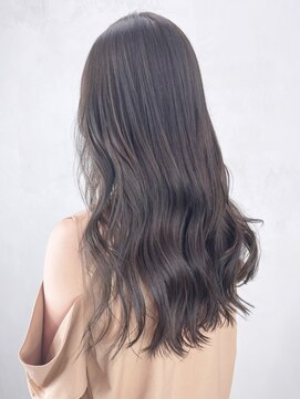 アルバム 銀座(ALBUM GINZA) グレージュロング_外ハネボブセクションカラー_ba353121