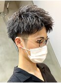 無造作スパイラルパーマソフトツイストスパイラルパーママッシュ