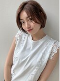 大人可愛い30代40代50ショートボブショート丸みショート