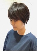大人小顔ショートモードハイライトチョコレート/池袋/池袋東口