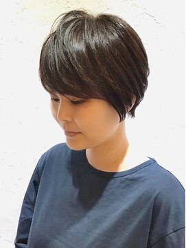 アロマ ヘアルーム 池袋店(AROMA hair room) 大人小顔ショートモードハイライトチョコレート/池袋/池袋東口
