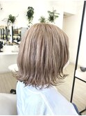 【大人気ハイトーンデザイン♪】ミルクティーベージュ♪