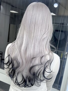 ロウル 渋谷(LOWRL) エンドカラー/ホワイト/ブラック/デザインカラー/渋谷