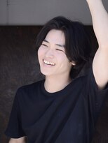 ロアー 葛西店(RAWR hair)&nbsp;【RAWR】メンズパーマ_センターパートウルフ