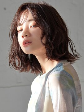 ラフィス ヘアー ロビン 名古屋店(La fith hair robin) 【La fith】ぱつっとボブ×チョコレートブラウン