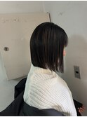 ボブ ボブカット 切りっぱなし