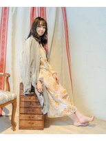 名前のない美容室&nbsp;ネイビーカラーロブ