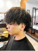 【IRIE HAIR赤坂】メンズカット×スパイラルパーマ×刈り上げ