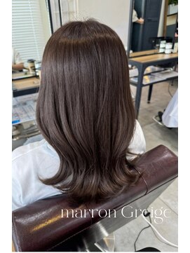 コート 表参道(Cote) Cote蒲牟田愛 ブラウンカラー マロングレージュ艶髪くびれヘア