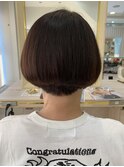 王道ショートグラデーションボブ 30代40代50代 すっきりグラボブ