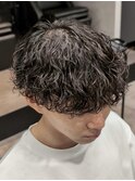 メンズマッシュ 波巻きスパイラルパーマ