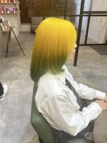 トリニティ 本厚木(trinity)&nbsp;レモンイエローグラデーションカラーグリーン本厚木