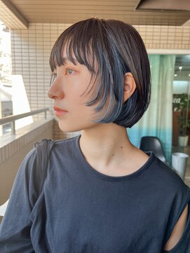 サロン シー(salon sea) sea　インナーカラー　ブルー