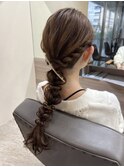 【Luccica Paris takako】編みおろし×ヘアアレンジ