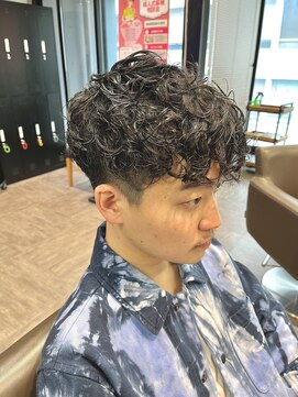 スタイル スマート サロン(STYLE smart salon) STYLE藤沢メンズマッシュ黒髪刈り上げスペインカールパーマ