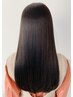 【髪質改善ヘアエステ】ナチュラル縮毛矯正エステ（カット込み）￥24200