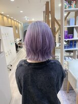 アヴァンス ジェイアール和歌山店(AVANCE.)&nbsp;派手髪×ハイトーン×ラベンダーカラー×ウルフカット