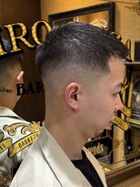 ヒロギンザバーバーショップ 大宮店(HIRO GINZA BARBER SHOP)&nbsp;ナチュラルフェードクロップ/大宮/メンズカット/バーバー