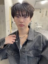 サイン メンズ 表参道(SIGN men's) フェザーシースルーバングダウンパーマセンターパート