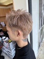 シャンプー ボーイ 宮崎柳丸店(SHAMPOO BOY) ホワイトベージュ【宮崎市/ブリーチ】