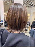 外ハネくびれボブ