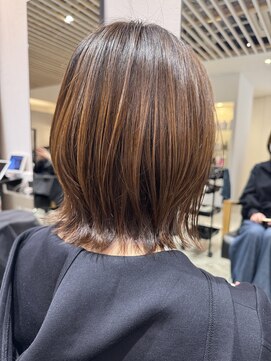 ナンバースリー 溝の口店(Number Three) 外ハネくびれボブ