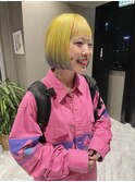 【栄矢場町】ボブ×デザインカラー