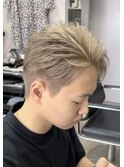ハーフバック (宮崎/メンズカット/メンズハイトーン/メンズ