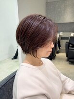 ビブ(VIV) 20代30代40代大人美人丸みショートボブ白髪ぼかしハイライト川崎