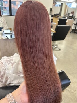 ヴィンスジオ 岐阜駅南(vince gio) ピンクベージュ/髪質改善トリートメント