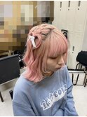 ハートアレンジ/推し活ヘア/博多ヘアアレンジ/zina博多筑紫口店