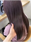 ピンクラベンダーベージュ/艶髪/美髪/モテ髪/YU135