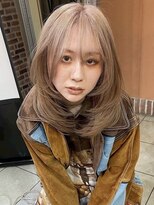 ラルガ 黒崎(Raruga) ハイライトカラーミルクティーベージュレイヤーカット